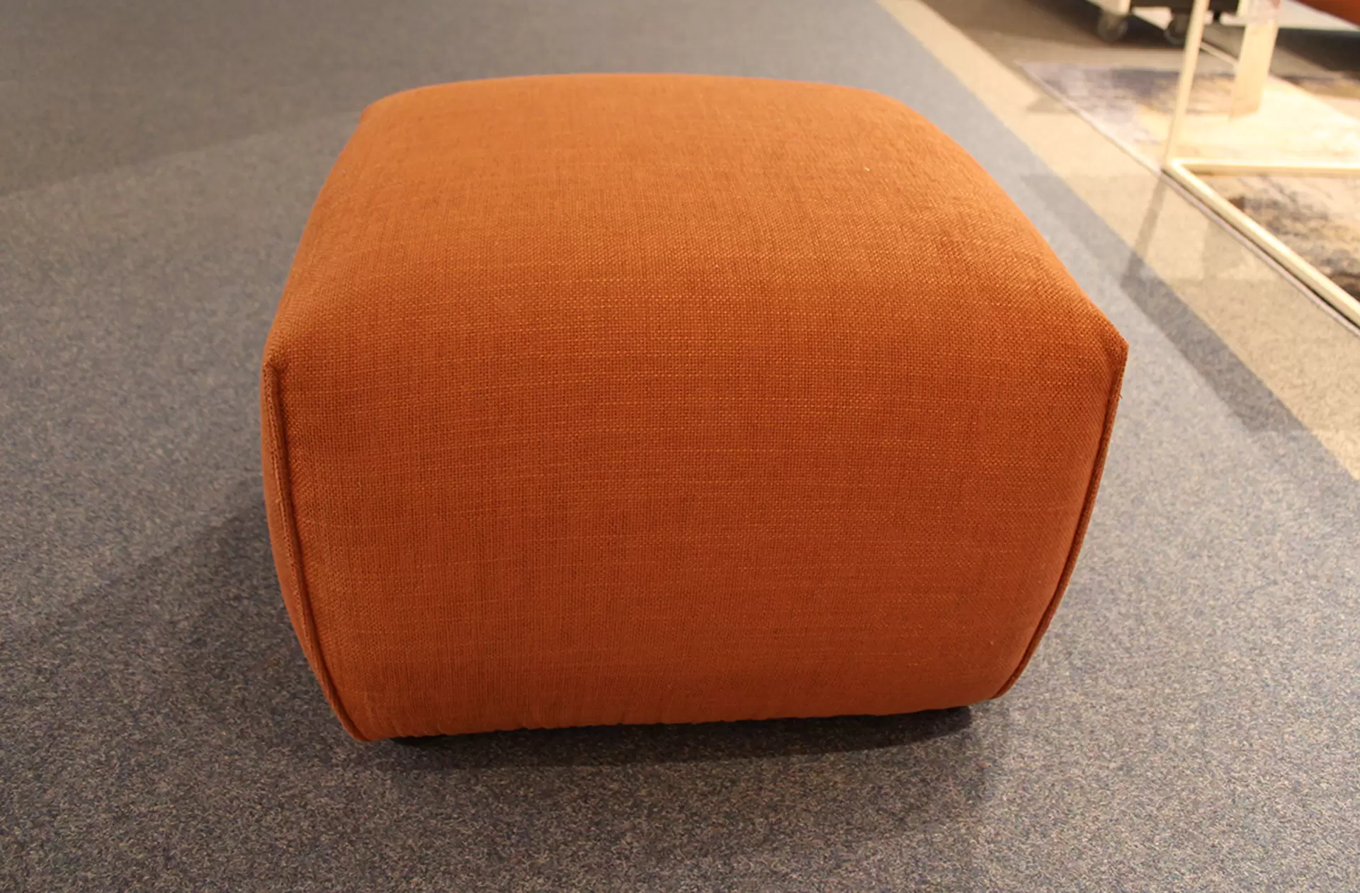 Hocker ENSEMBLE DENAH Stoff Orange