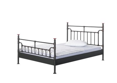 2. Bild von Bett ca. 212 x 115 x 130 cm Modular schwarz