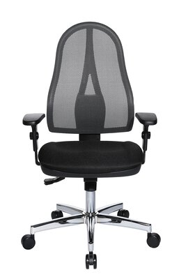Bild von Büro-Drehstuhl Textil grau Topstar
