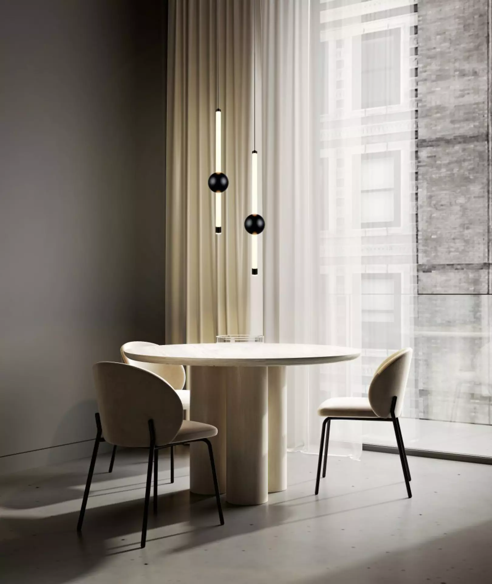 Hängeleuchte Melita Trio Leuchten Metall 13 x 150 x 13 cm