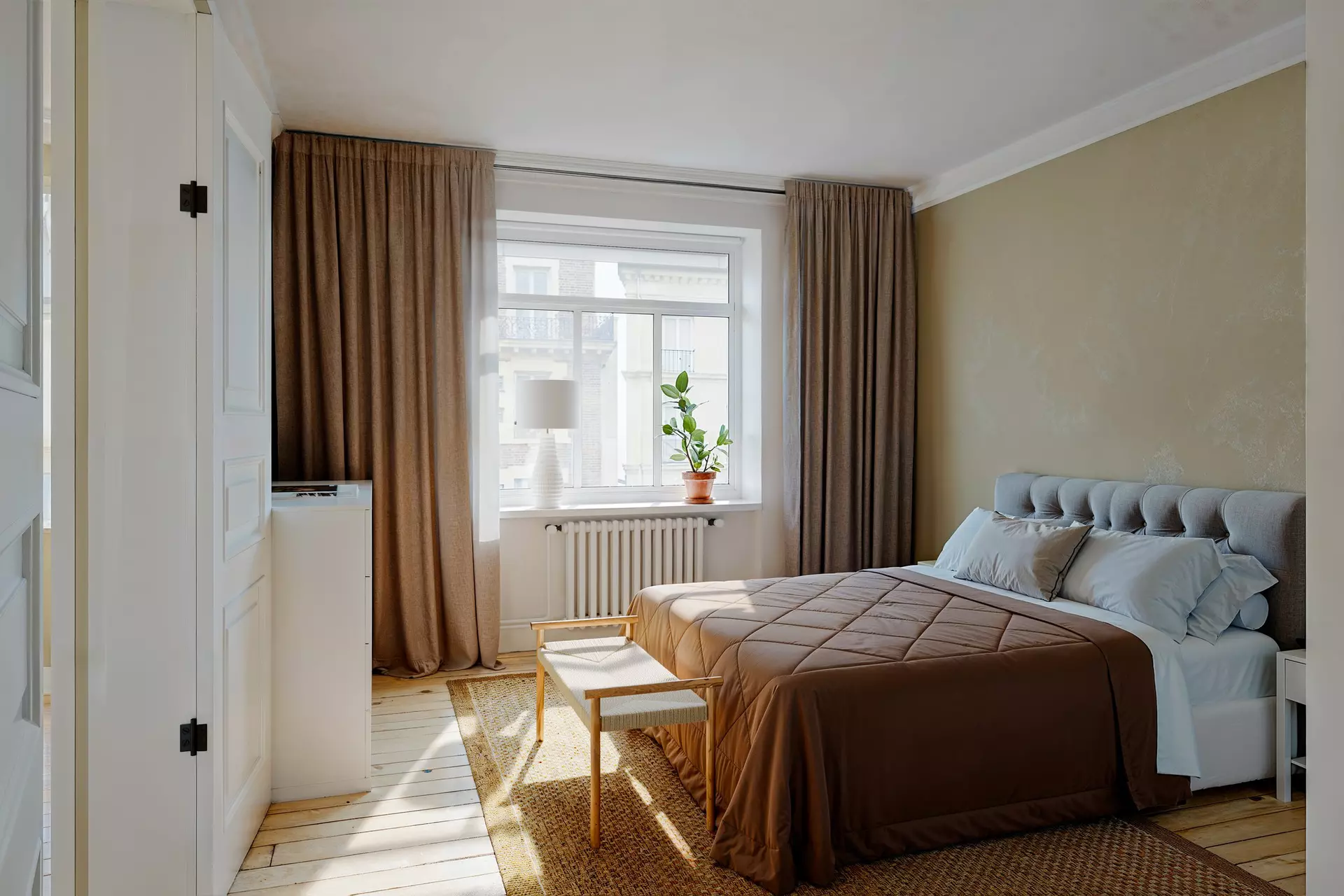 Tischleuchte BARTHA BY RYDENS Naturmaterialien 38 x 74 x 38 cm