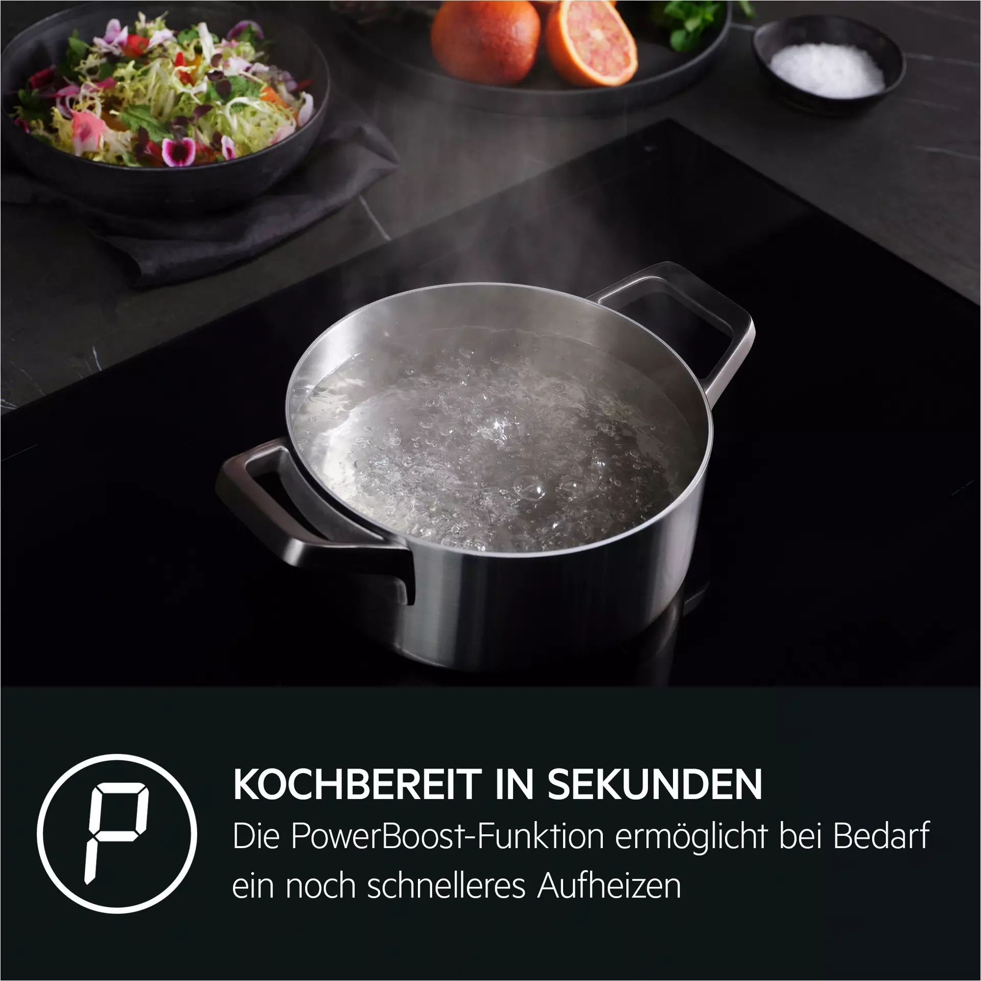 Kochfeld KID6857AS AEG Glas 80 x 4 x 52 cm