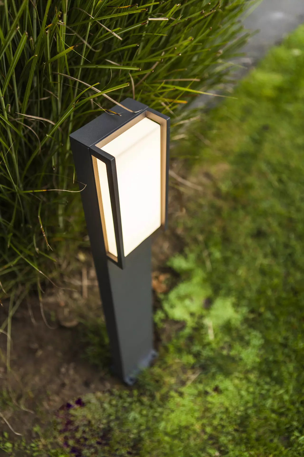 Wege-Außenleuchte Qubo Eco-Light Metall 11 x 75 x 9 cm