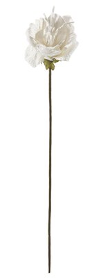 Bild von Deko-Blume Metall weiß