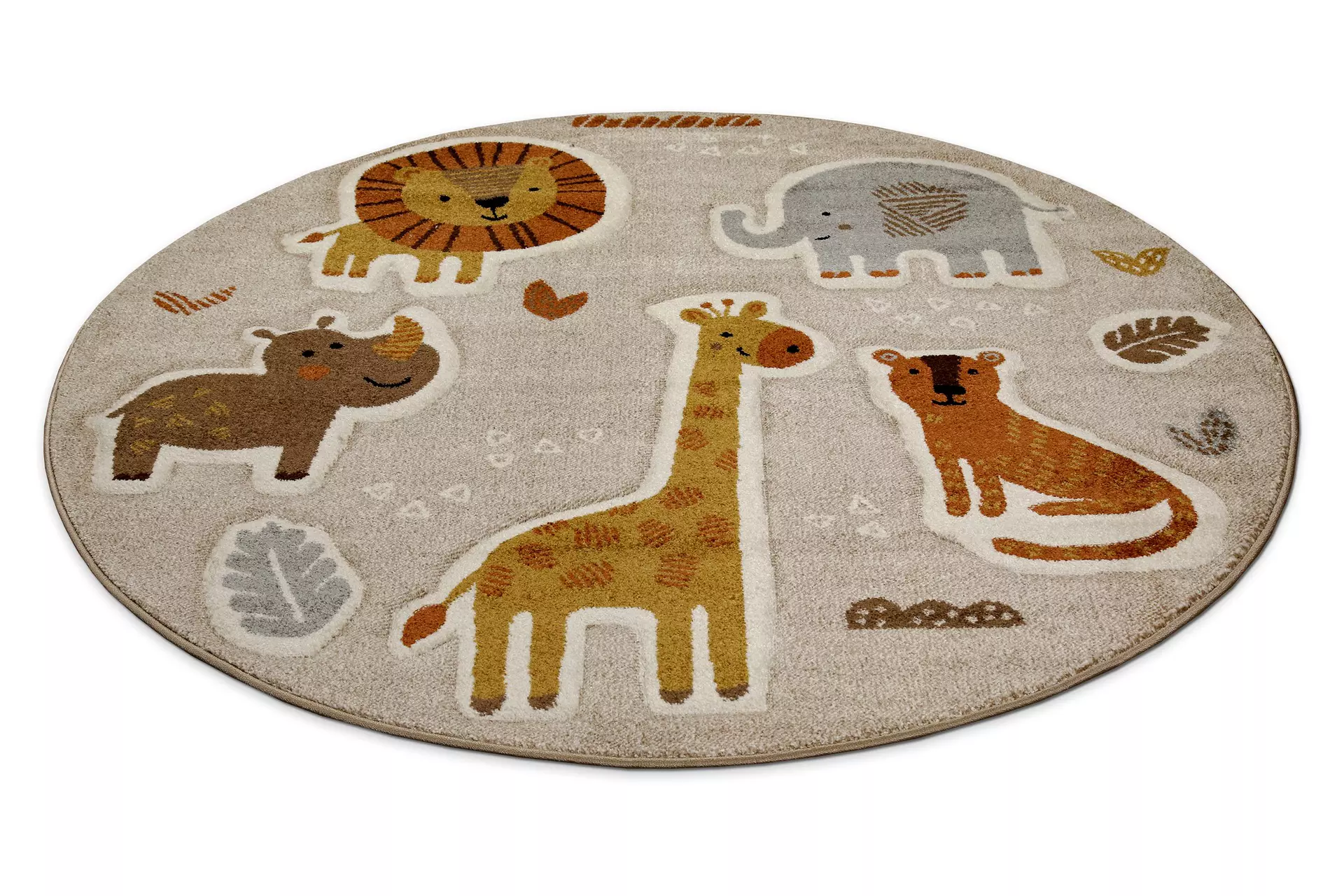 Kinderteppich Nala & Friends Smart Kids Textil 120 x 1 x 120 cm