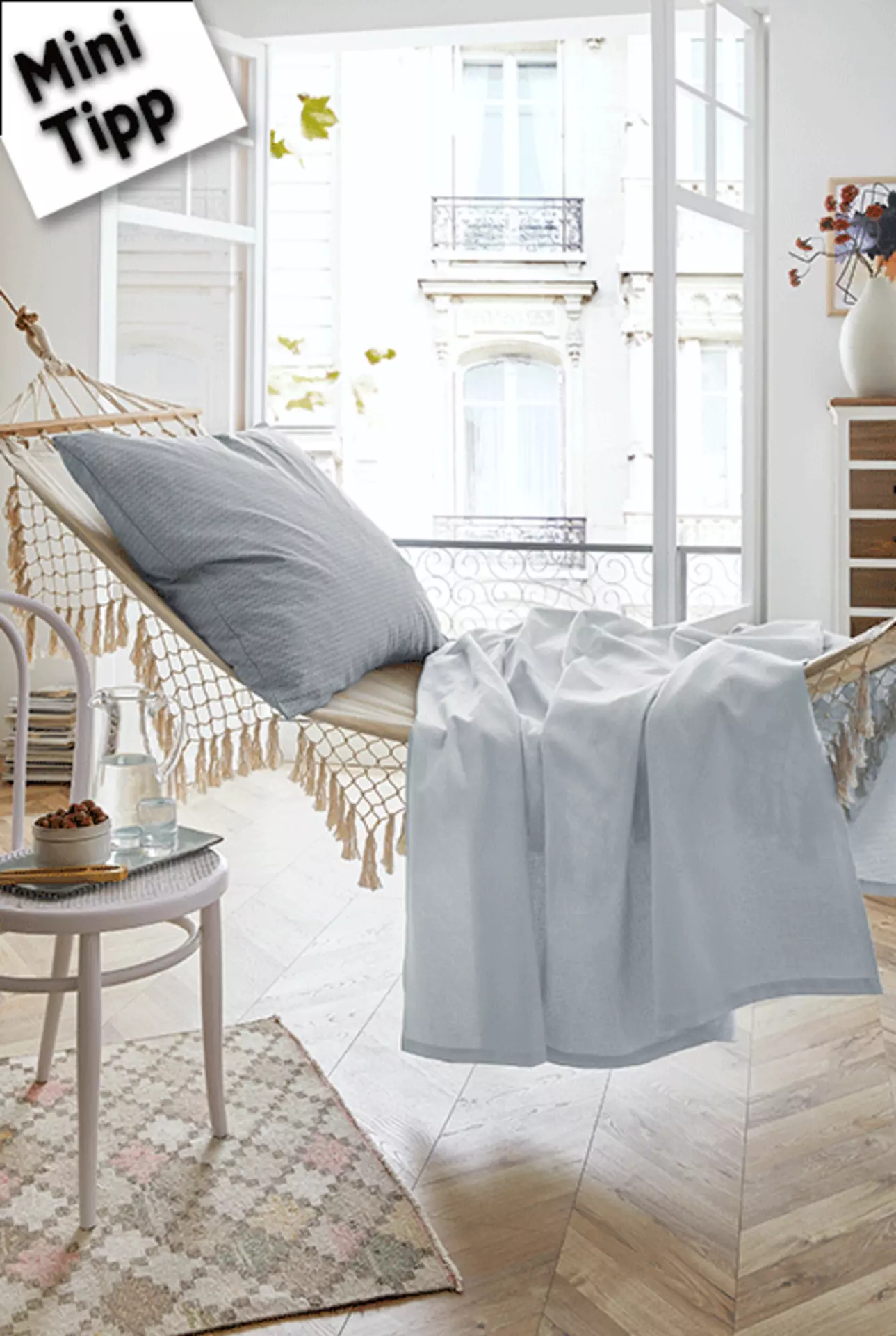 Minitipp: Sommerliches Schlafzimmer