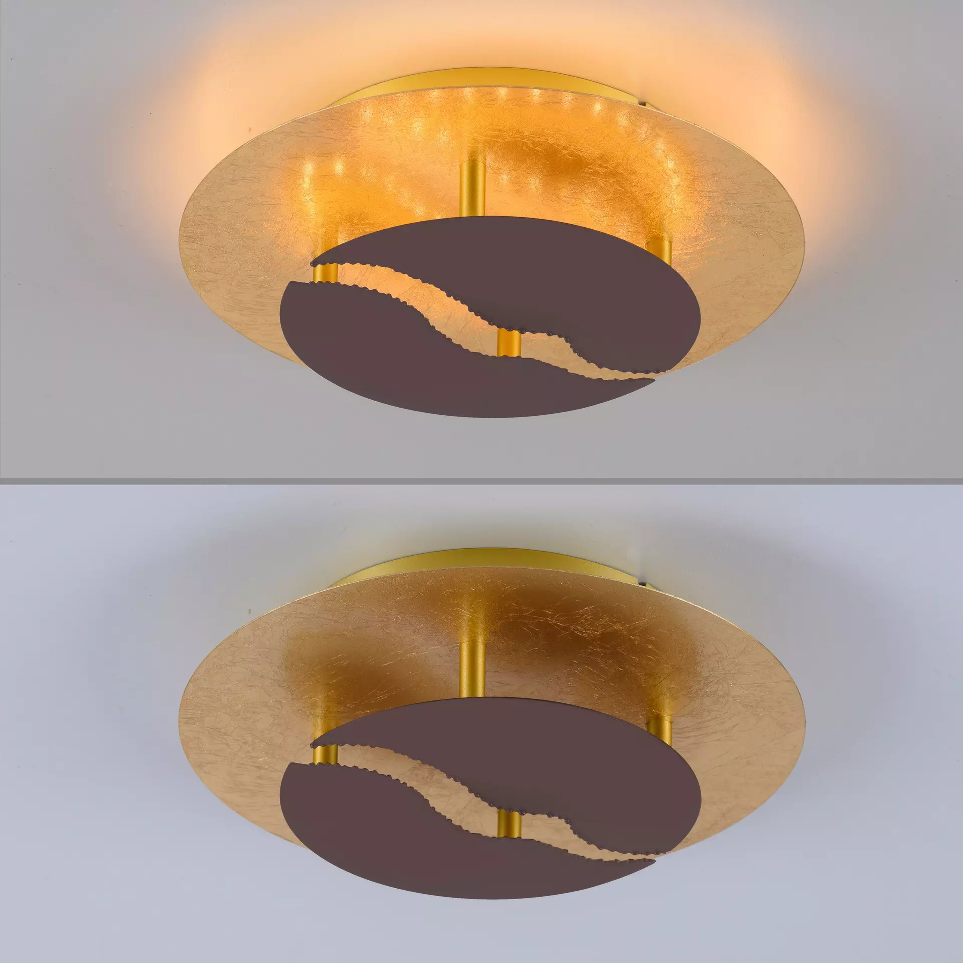 Deckenleuchte NEVIS Paul Neuhaus Metall 30 x 8 x 30 cm