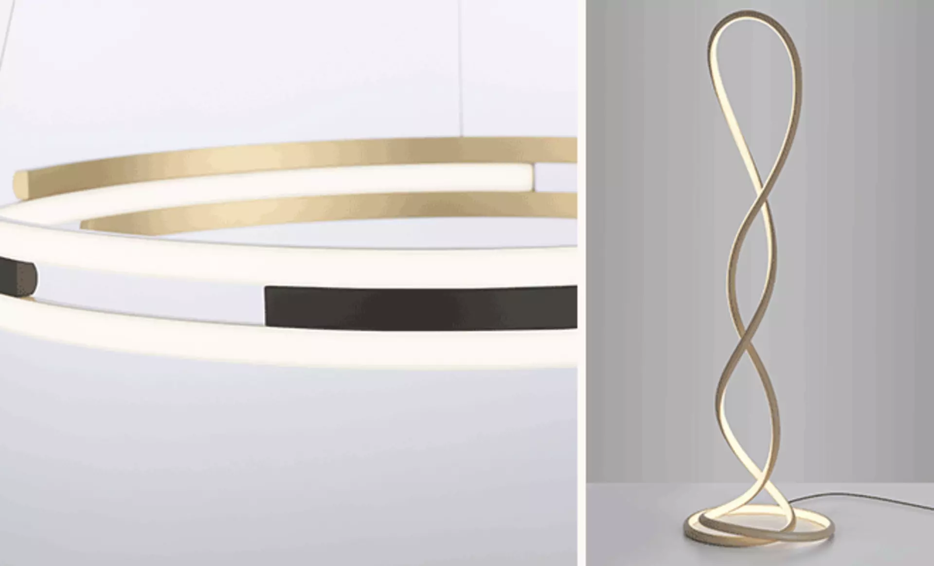 Filigrane und geschwungene Leuchtendesigns von Paul Neuhaus