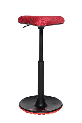 Bild von Sitzhocker Kunststoff rot Topstar