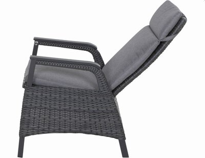 3. Bild von Gartenstuhl Metall Blau ca. 61 x 107 x 75 cm