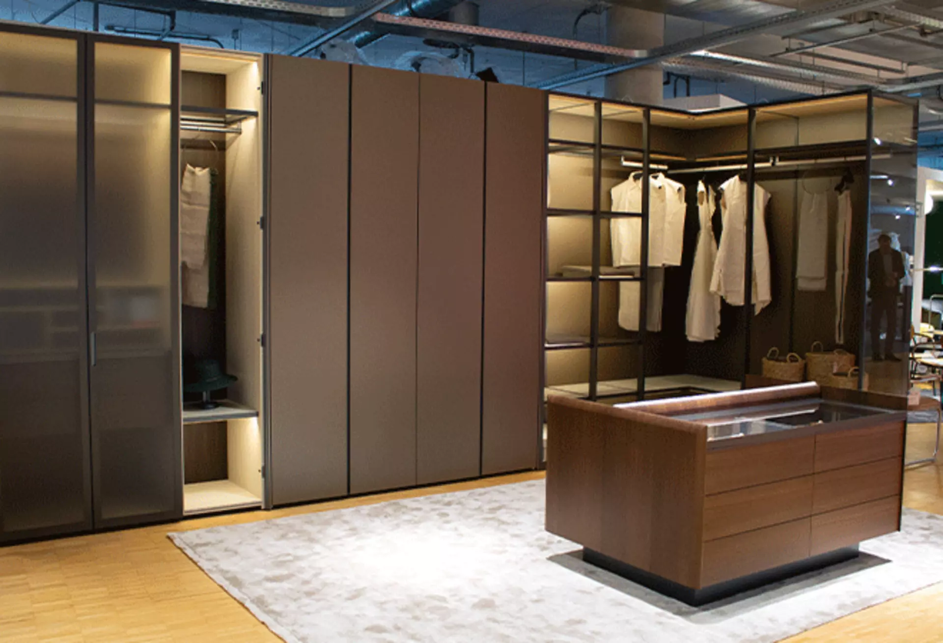 Großzügige Ankleide von Molteni &C