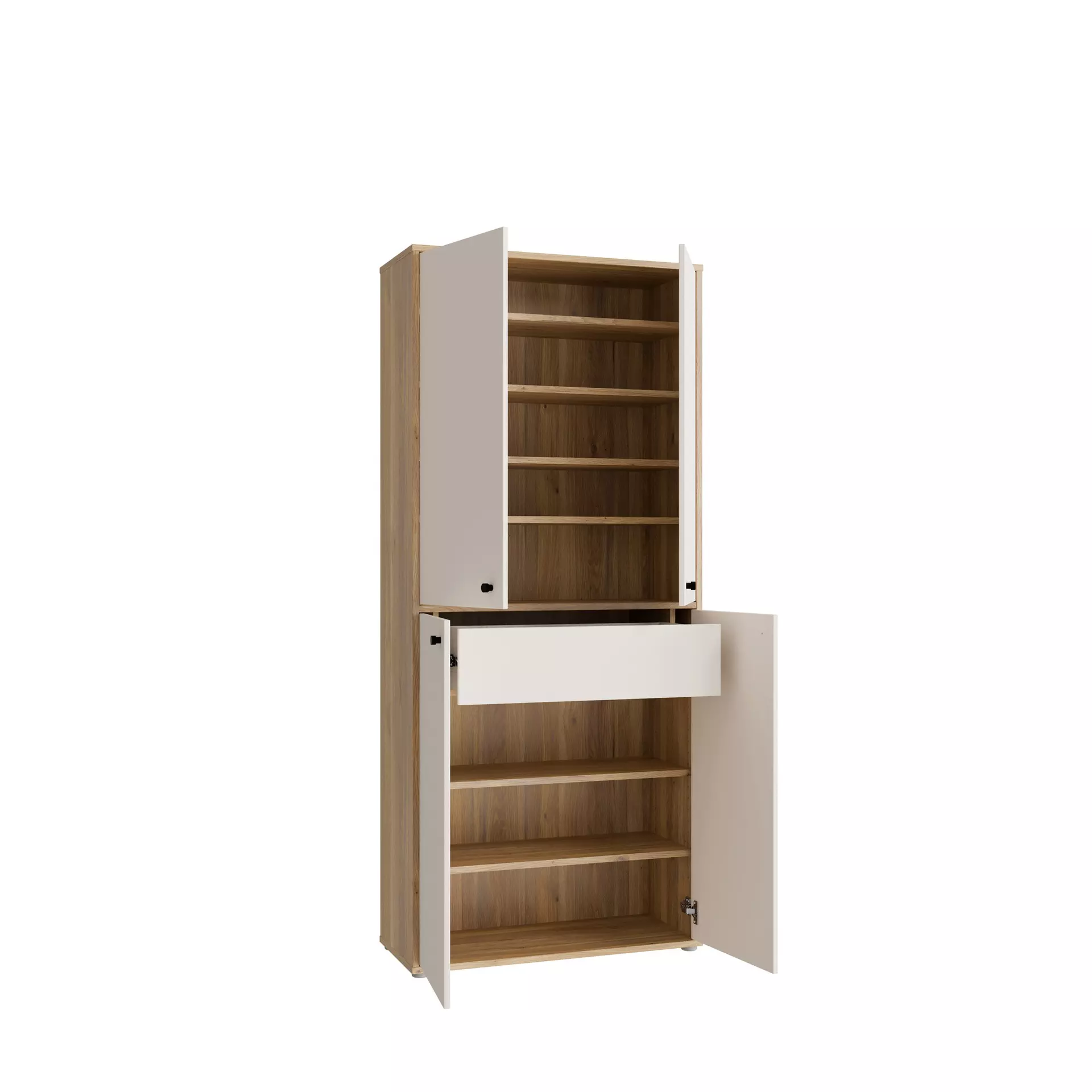 Schuhschrank KENDRAY Forte Holzwerkstoff 34 x 191 x 83 cm