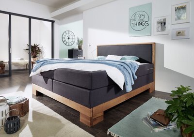 2. Bild von Boxspringbett ca. 210 x 115 x 180 cm Dreamoro braun