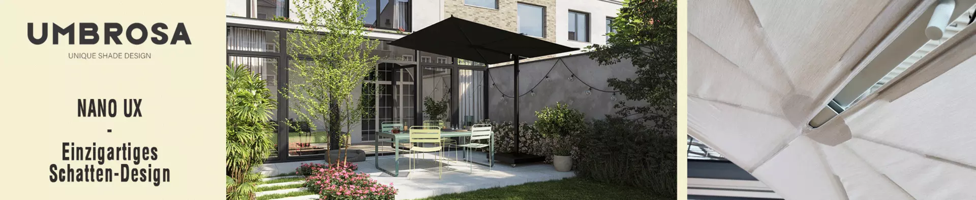 Umbrosa Nano UX - Einzigartiges Schatten-Design. Jetzt im exklusiven interni Angebot