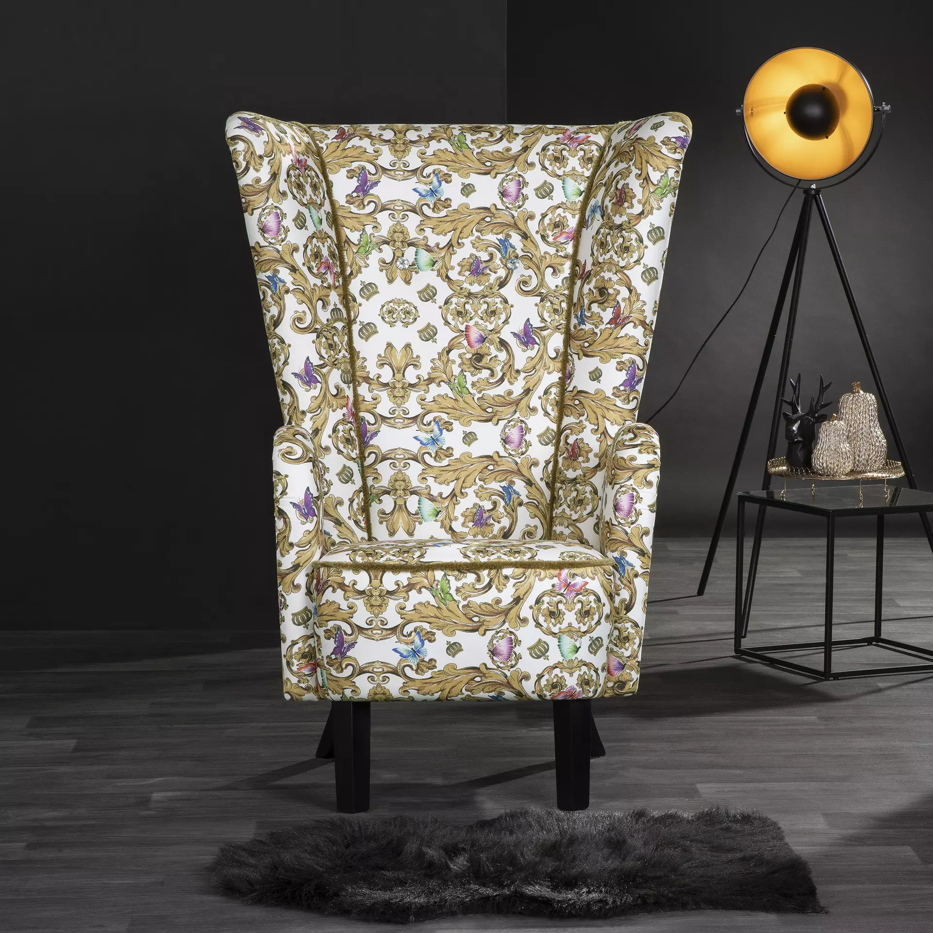 Sessel ANAELLE Glööckler by Max Winzer Textil 89 x 122 x 96 cm