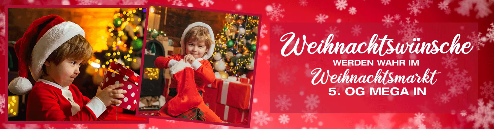 Weihnachtswünsche werden wahr! Jetzt den Möbel Inhofer Indoor Weihnachtsmarkt besuchen!