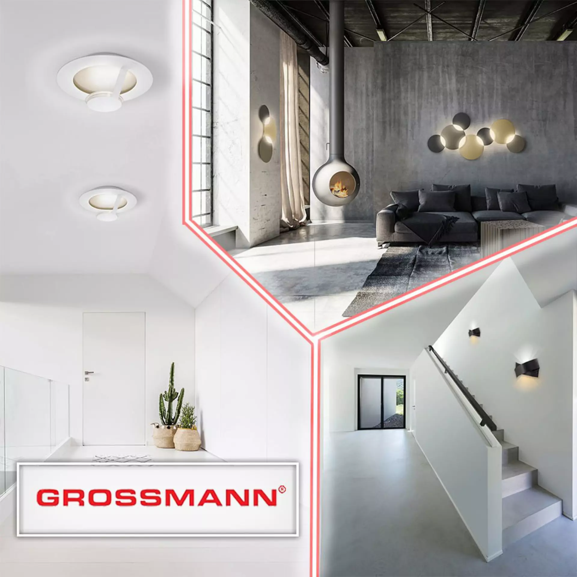 Leuchten für das ganze Haus, Flur und mehr mit Grossmann