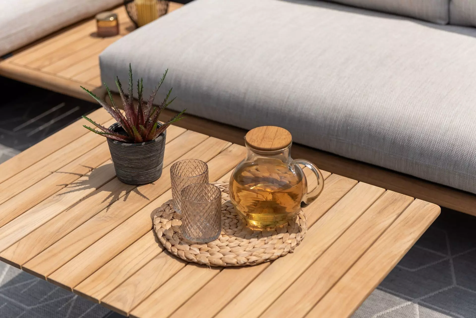 Gartentisch PEARL Outdoor Metall 60 x 42 x 89 cm