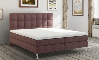 Bild von Boxspringbett ca. 210 x 119 x 184 cm MONDO rosa