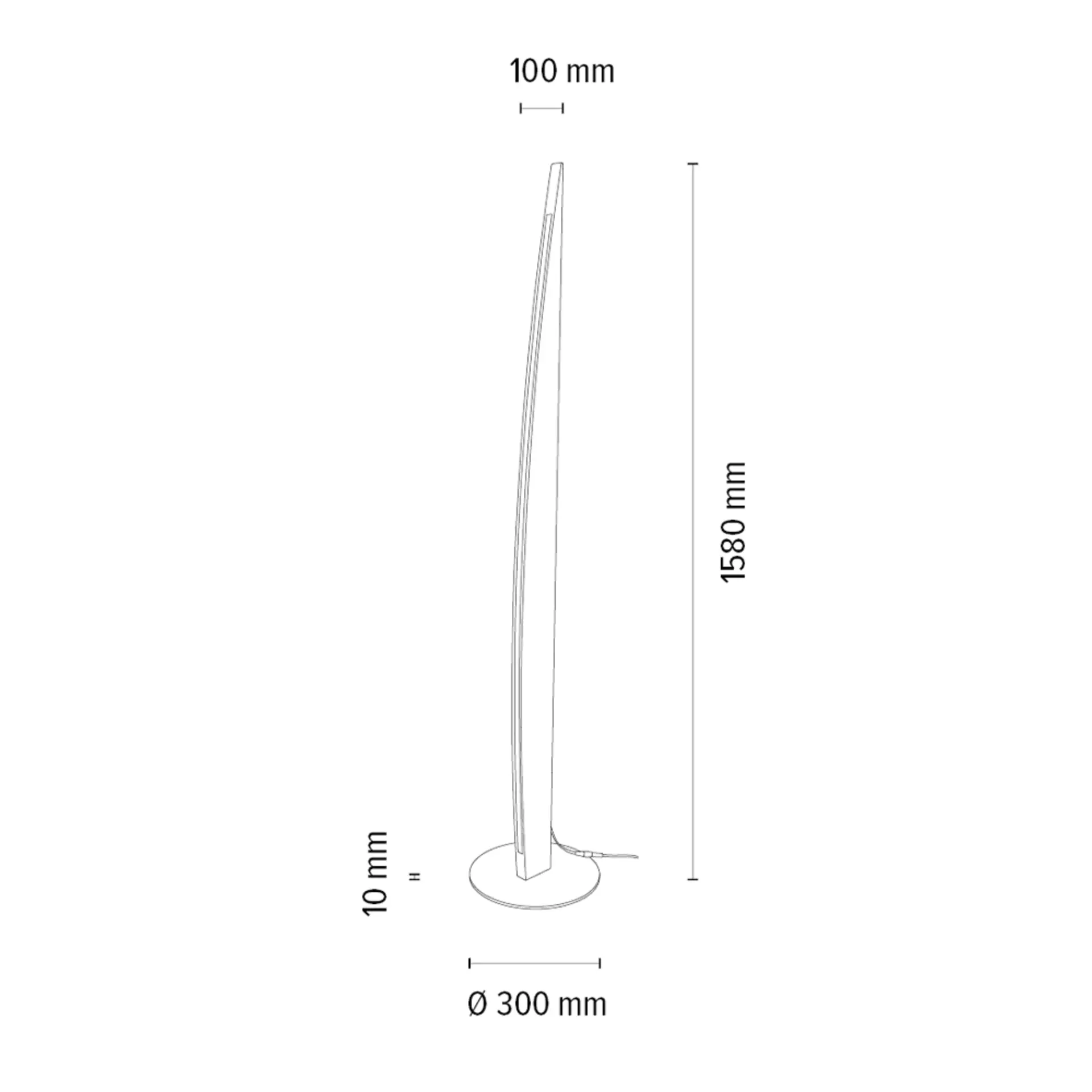 Stehleuchte DERRY Spot Light Metall 30 x 158 x 30 cm