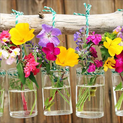 Bild von Bild Glas mehrfarbig