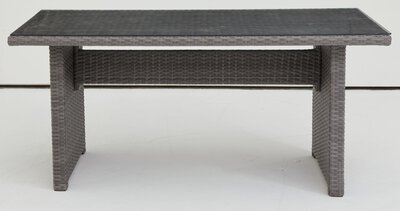 3. Bild von Gartentisch Kunststoff grau ca. 150 x 85 x 68 cm