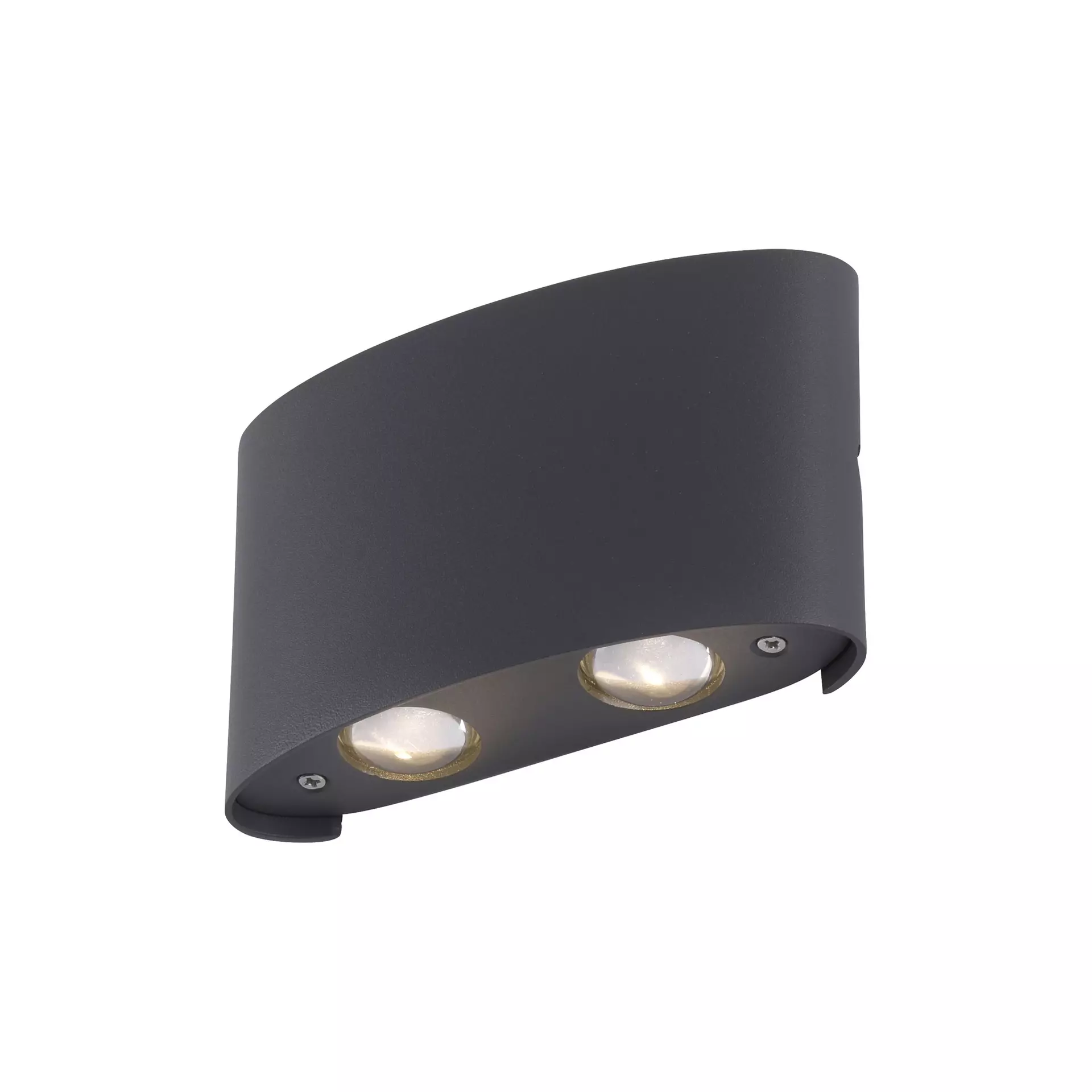 Wand-Aussenleuchte LED Inhofer schwarz Möbel 