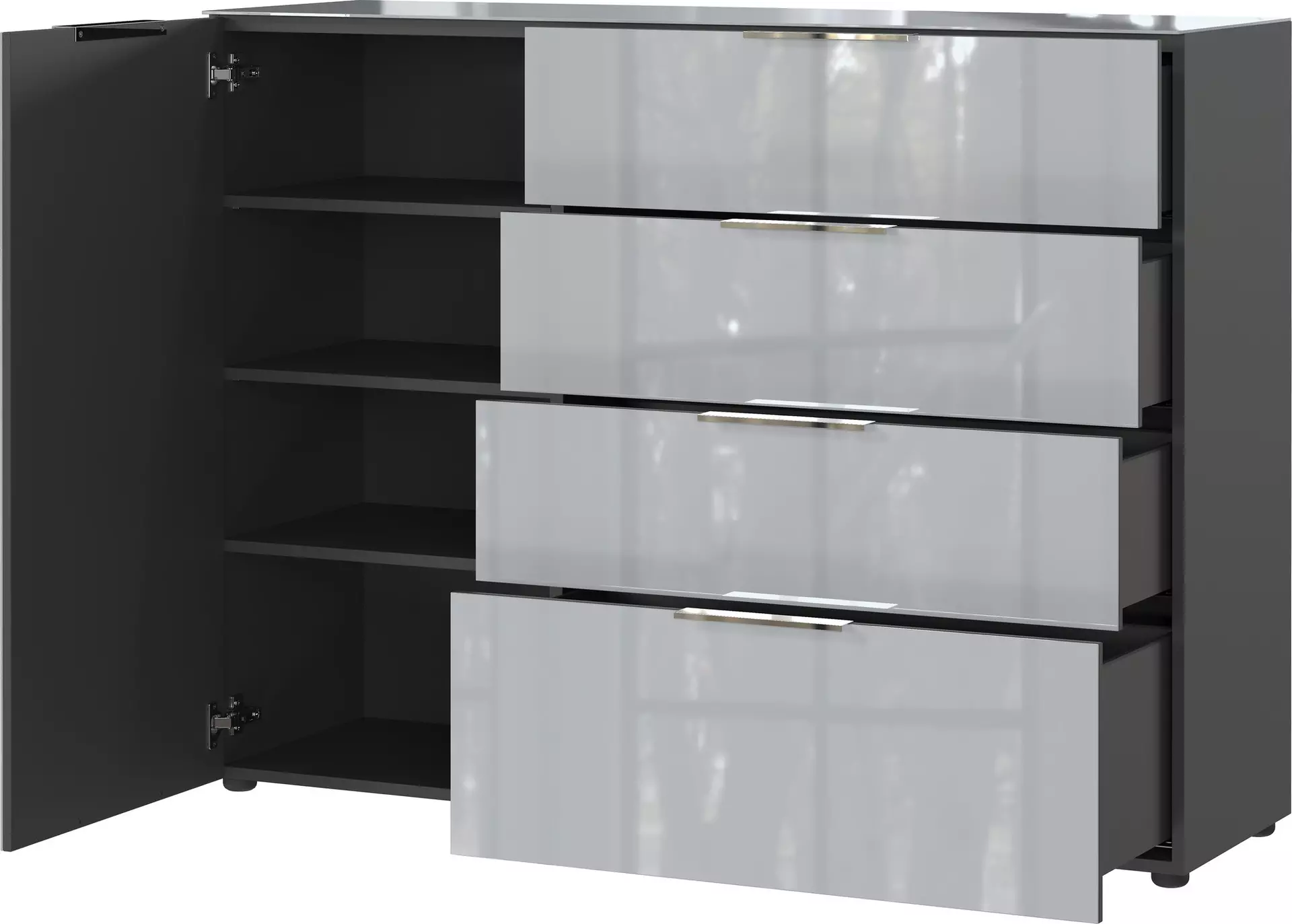 Sideboard GW-OAKLAND Germania Metall 42 x 102 x 134 cm