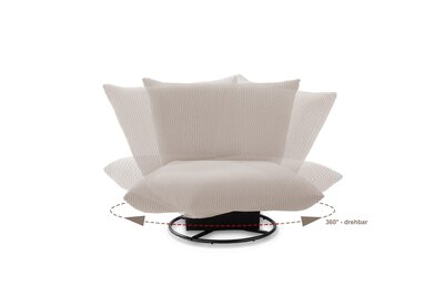 3. Bild von Drehsessel Polyester beige CELECT