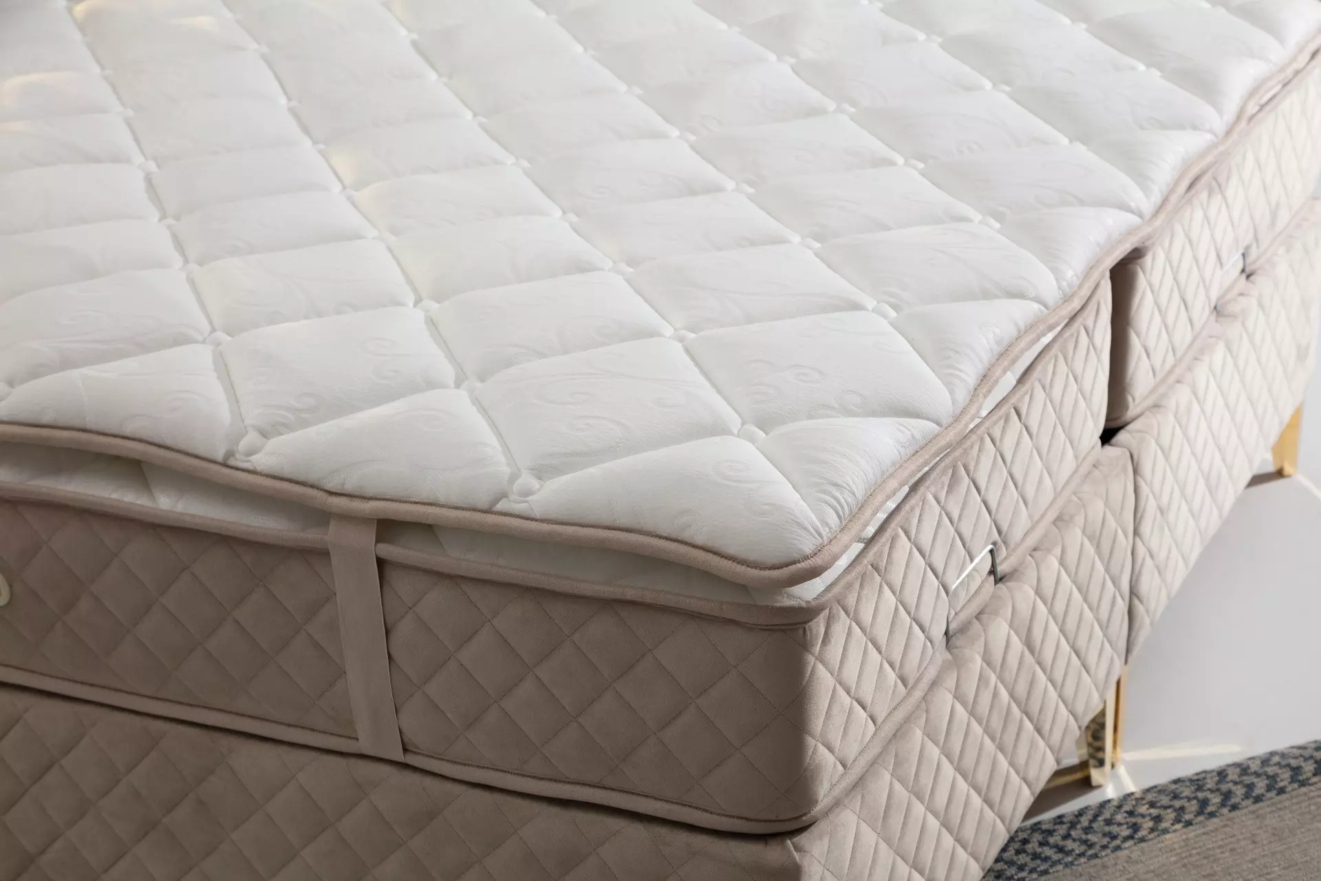 Boxspringbett ANTALYA Dreamoro Kunststoff 183 x 105 x 204 cm