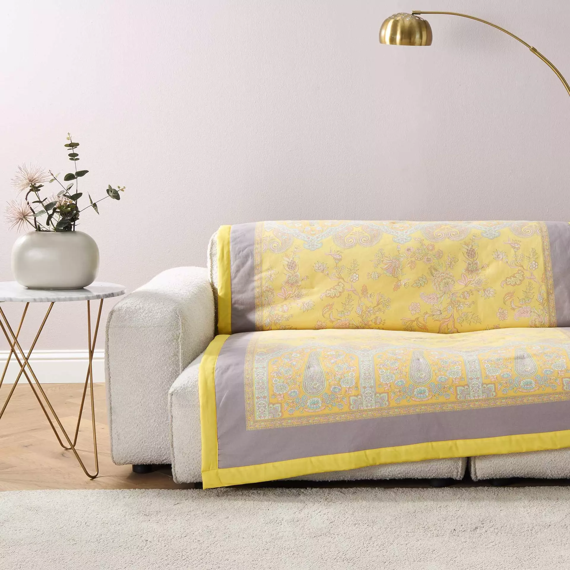 Plaid INDIAN ROSES Bassetti Textil 135 x 190 cm