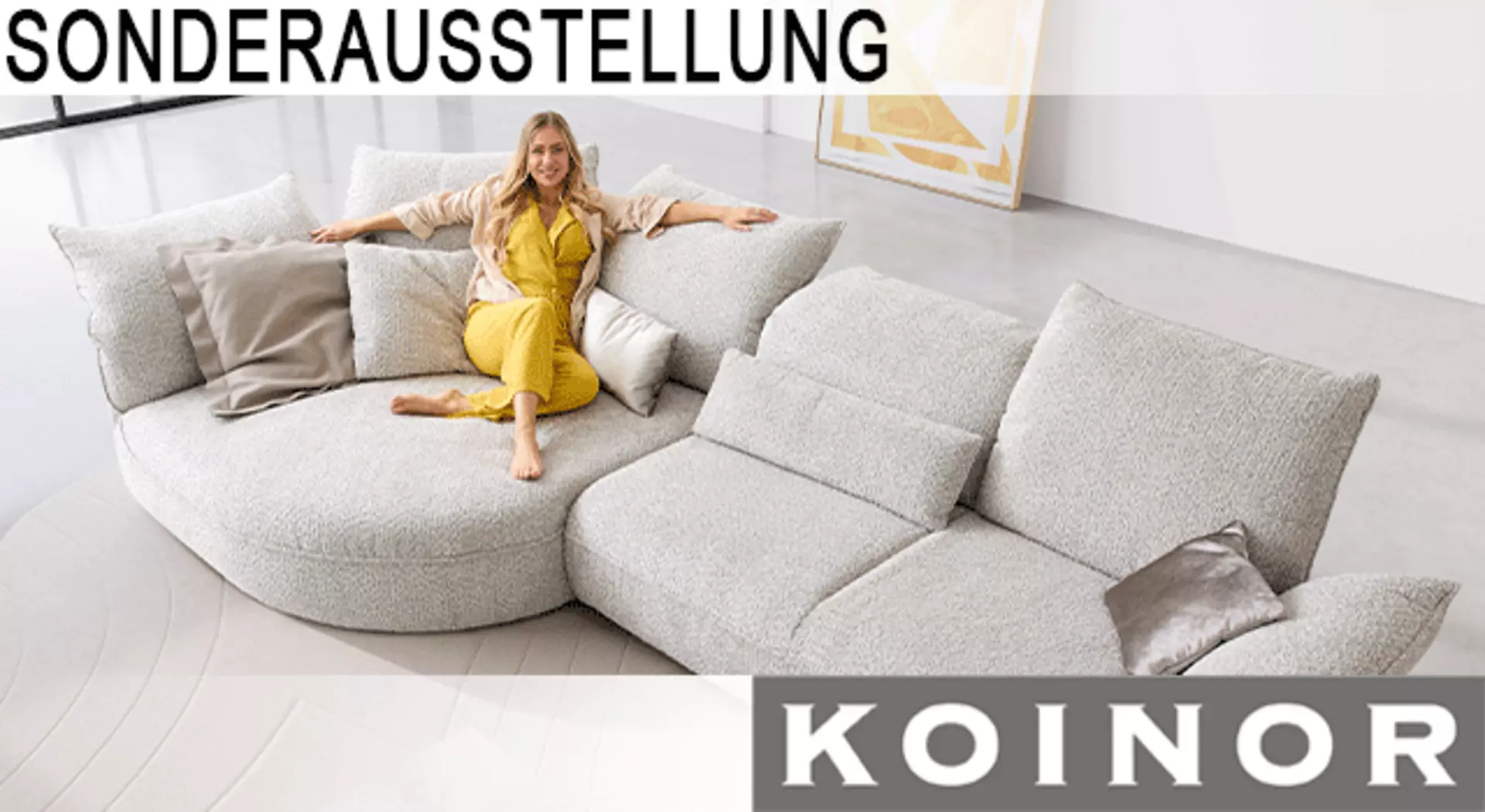 Koinor Sonderausstellung bei Möbel Inhofer vom 6. Mai bis 11. Juli 2026