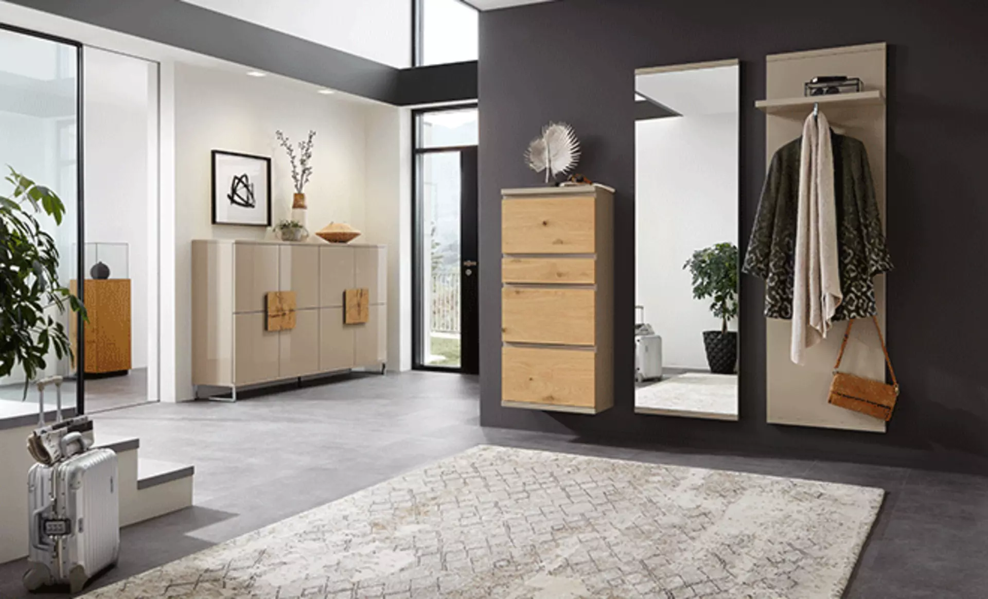 Gemütlich eingerichteter Eingangsbereich