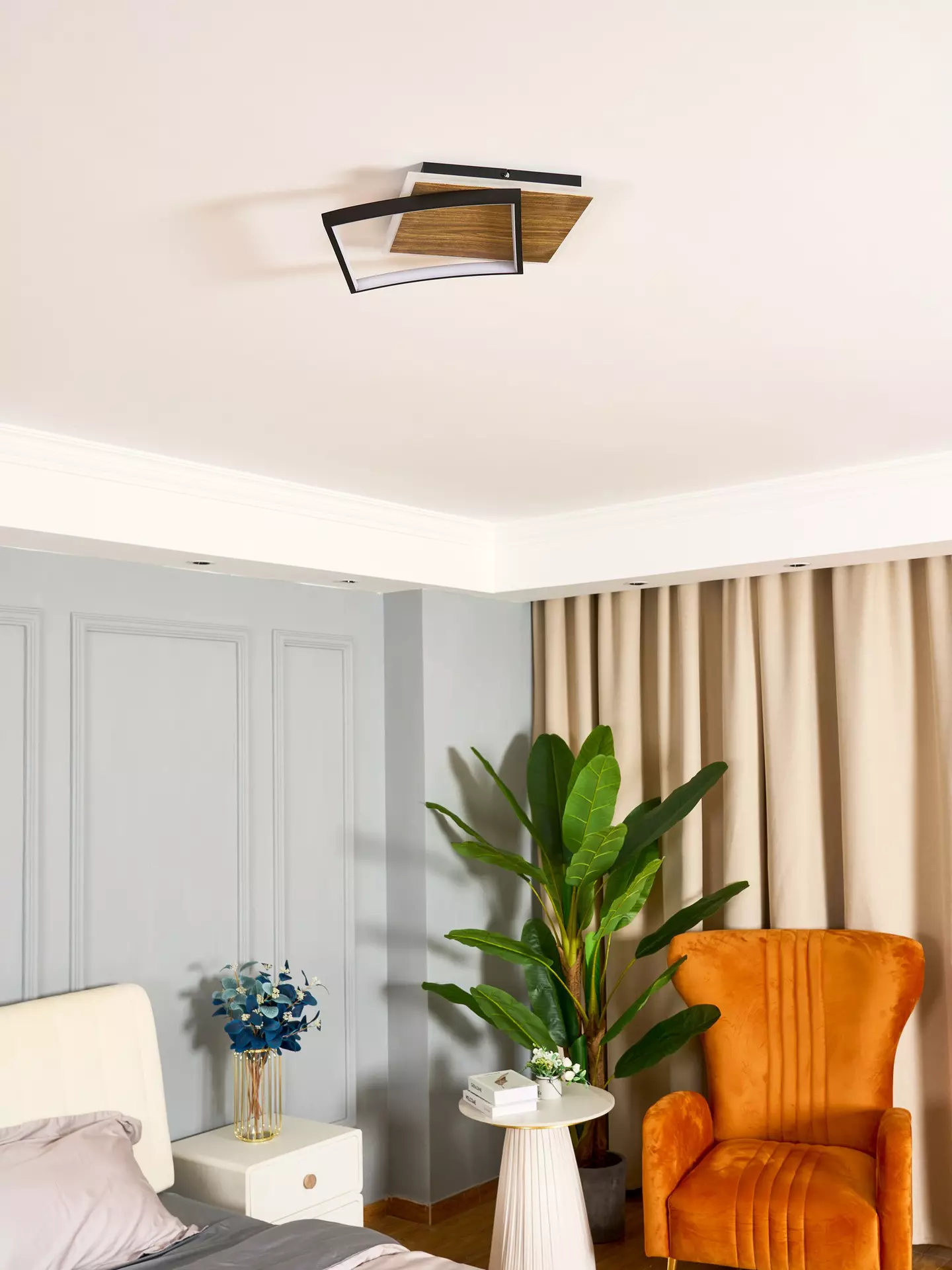 Deckenleuchte Ovest Eco-Light Metall 42 x 9 x 37 cm