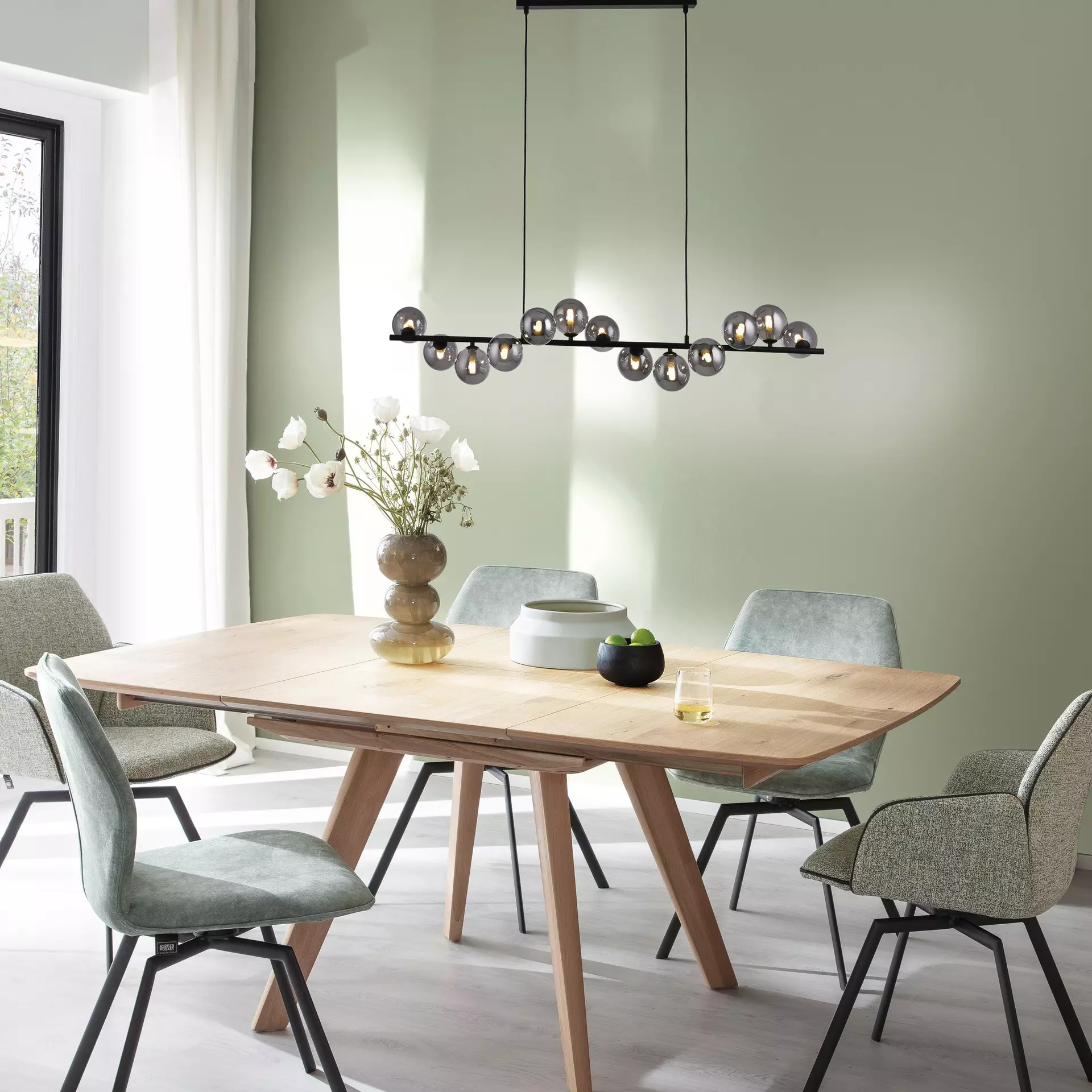 Hängeleuchte SW DUBAI SCHÖNER WOHNEN-Kollektion Metall 23 x 150 x 118 cm