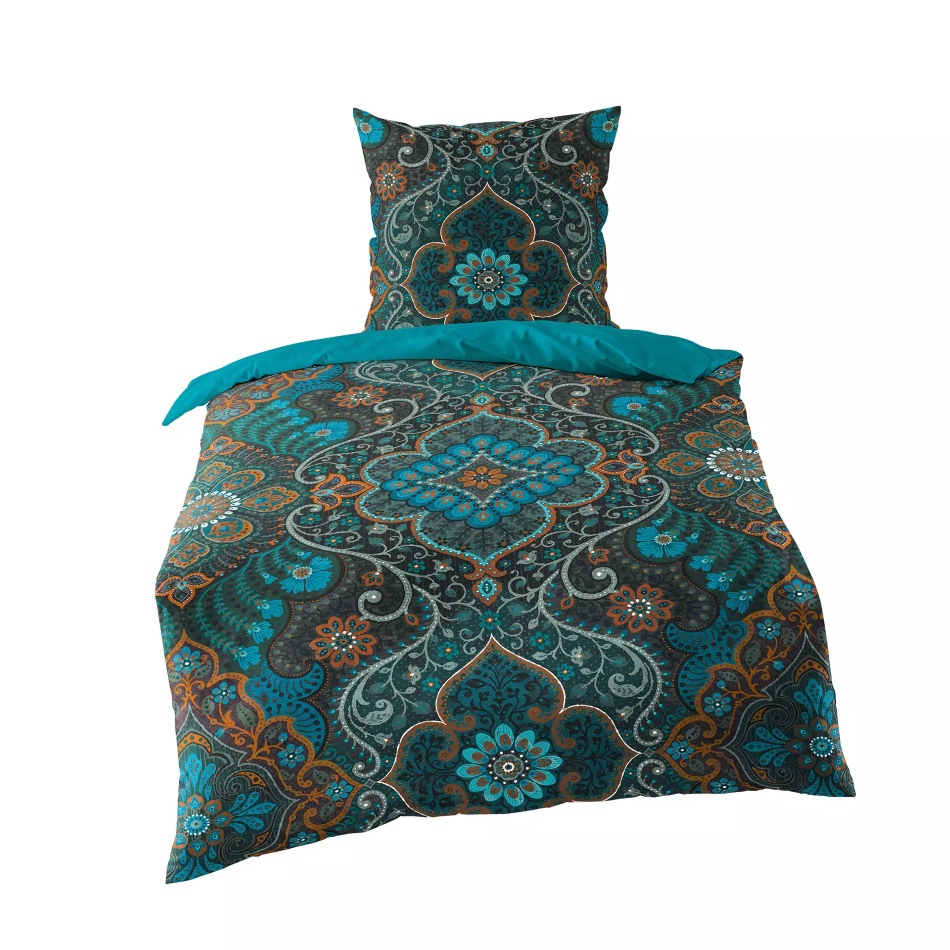Satin-Bettwäsche 5141D Bierbaum Textil 135 x 200 cm
