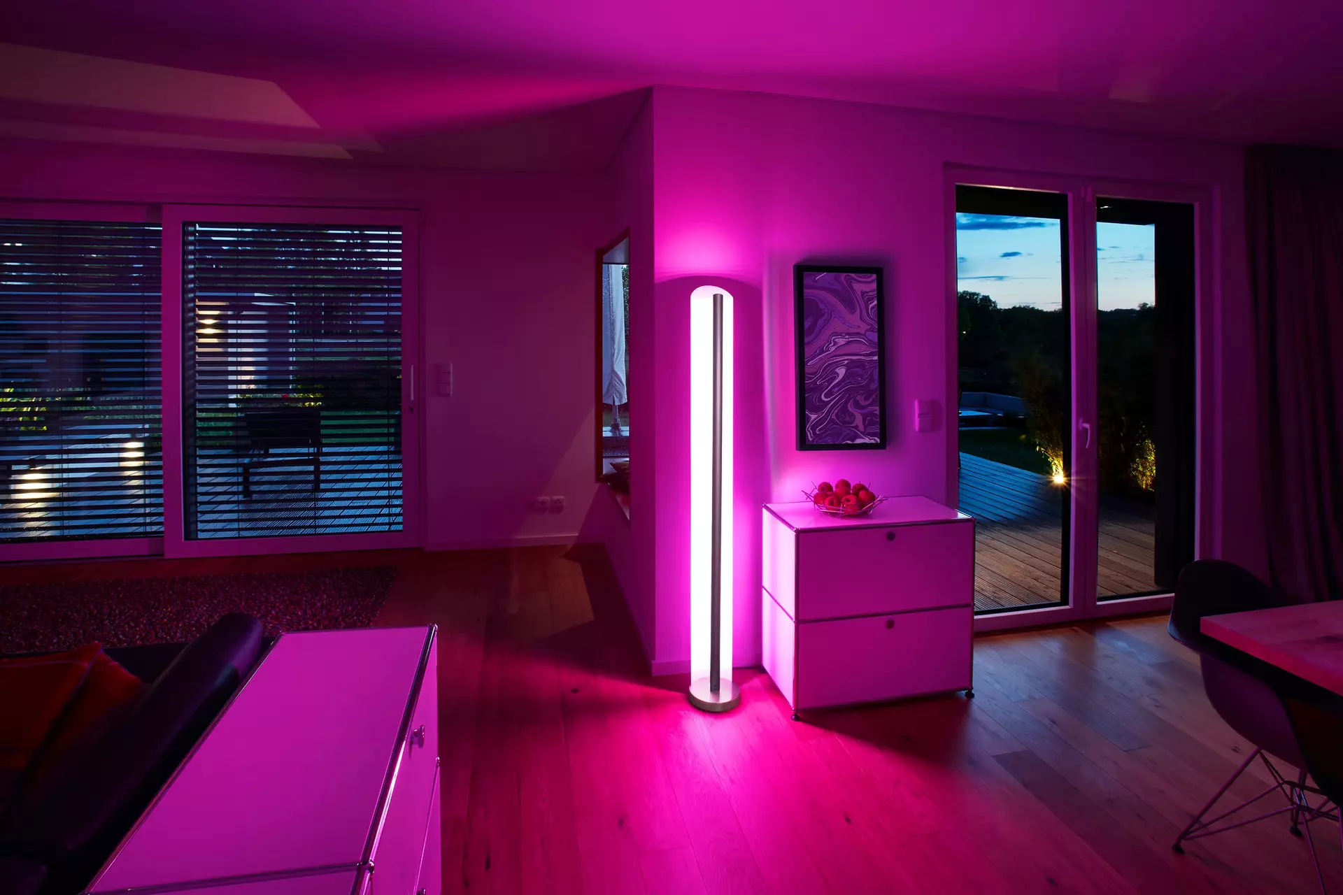 Stehleuchte Obelisk HELL Metall 20 x 170 x 20 cm