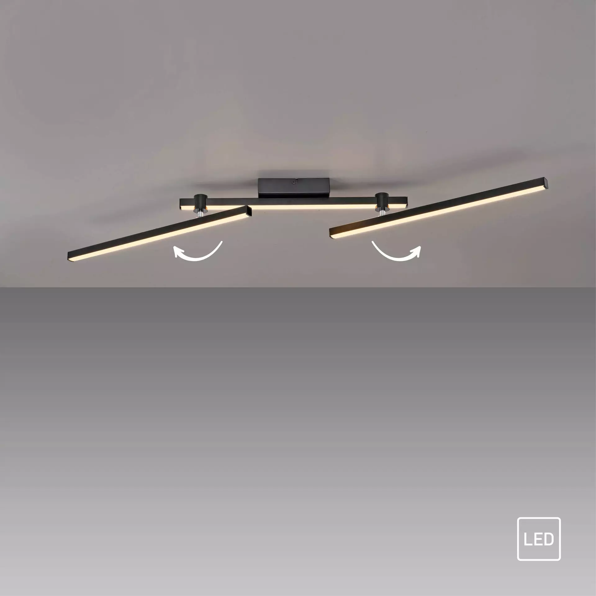 Deckenleuchte SW STRAIGHT SCHÖNER WOHNEN-Kollektion Metall 76 x 10 x 106 cm