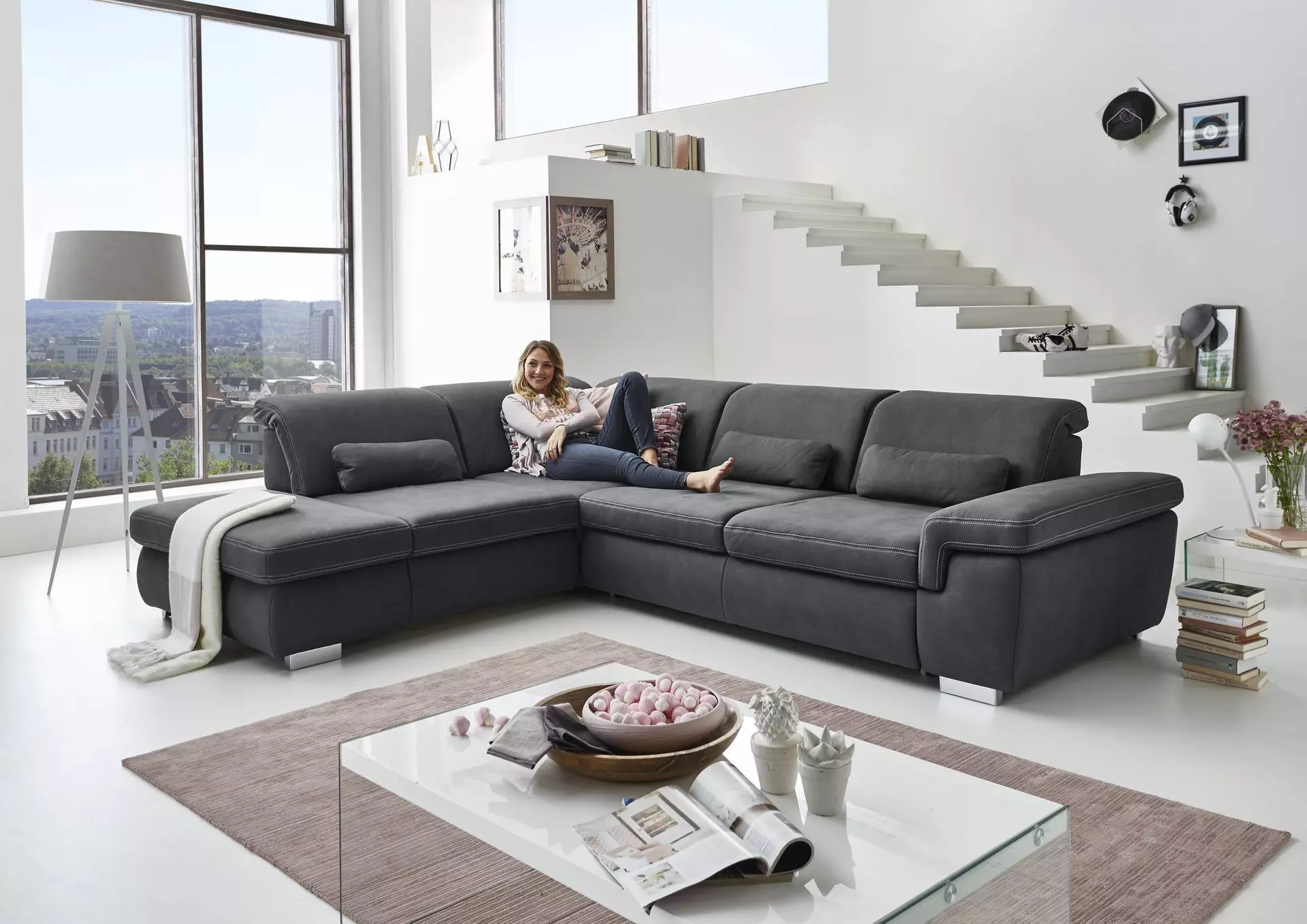 Polstergarnitur MP-IN17041 CELECT Textil 260 x 85 x 320 cm
