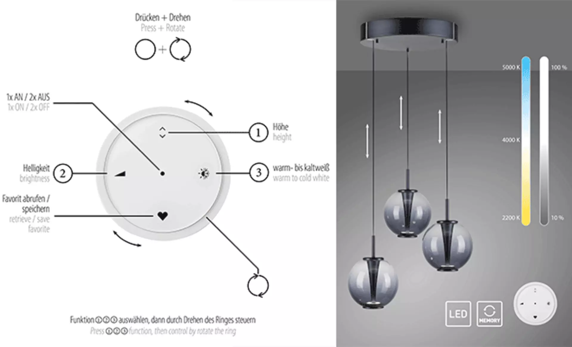 Höhenverstellung motorisch mit der E-Infinity von Paul Neuhaus