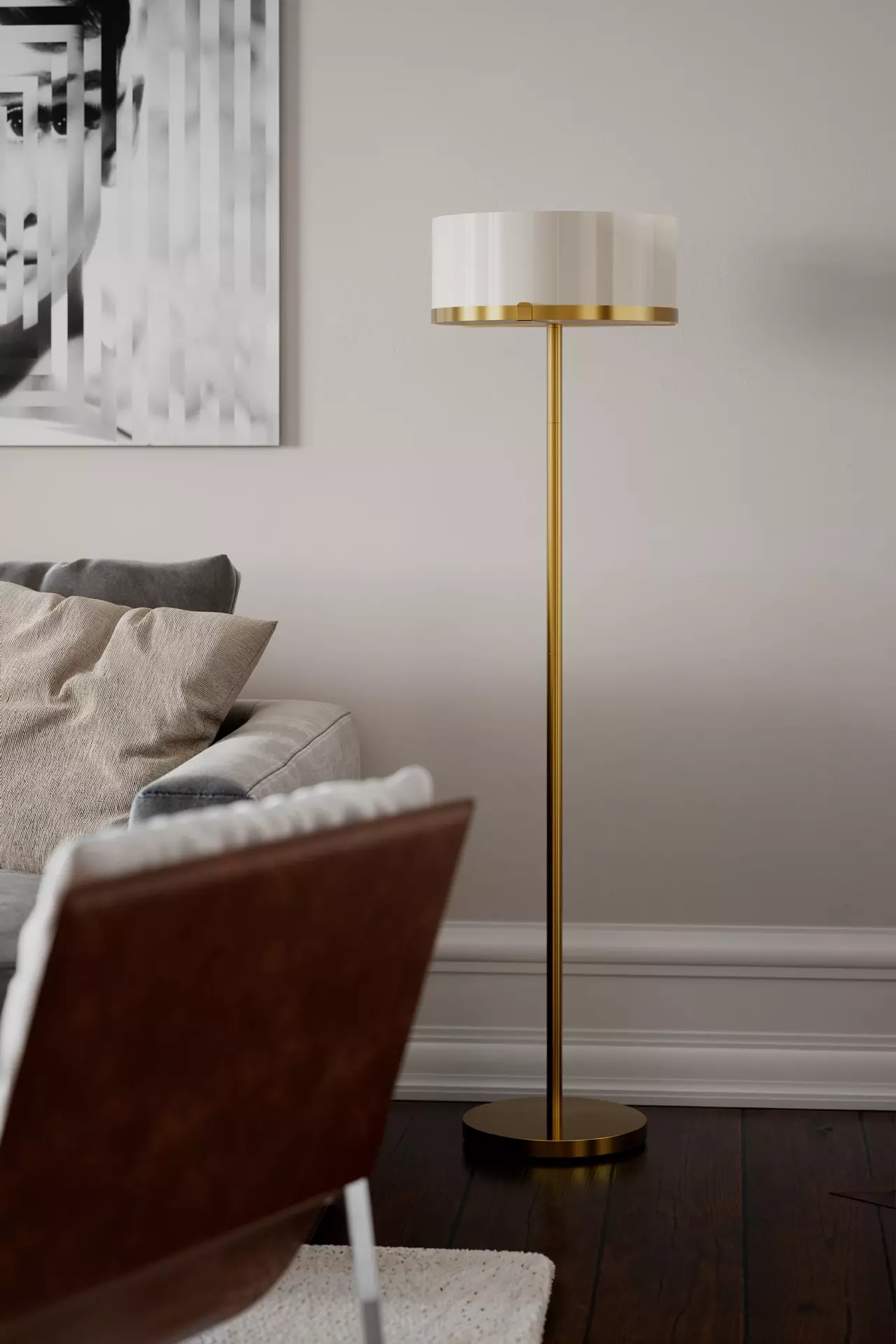 Stehleuchte MARCEL BY RYDENS Metall 40 x 150 x 40 cm