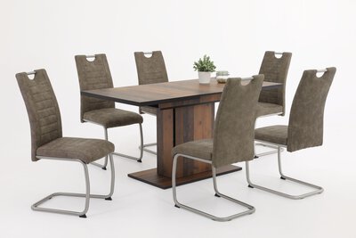 2. Bild von Freischwingerstuhl Textil Dinett