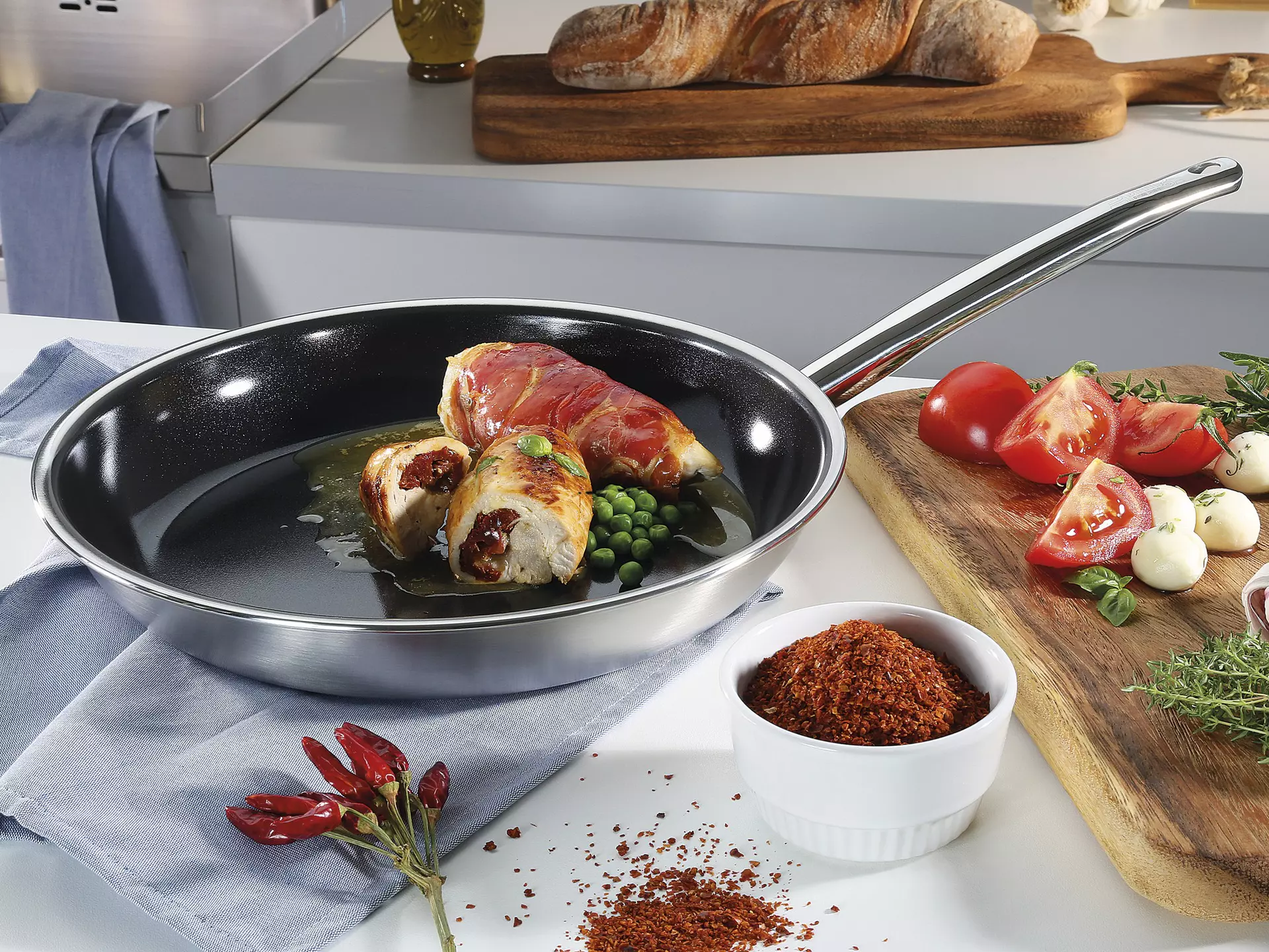 Pfanne VULCANO PURE Spring Metall 3 x 