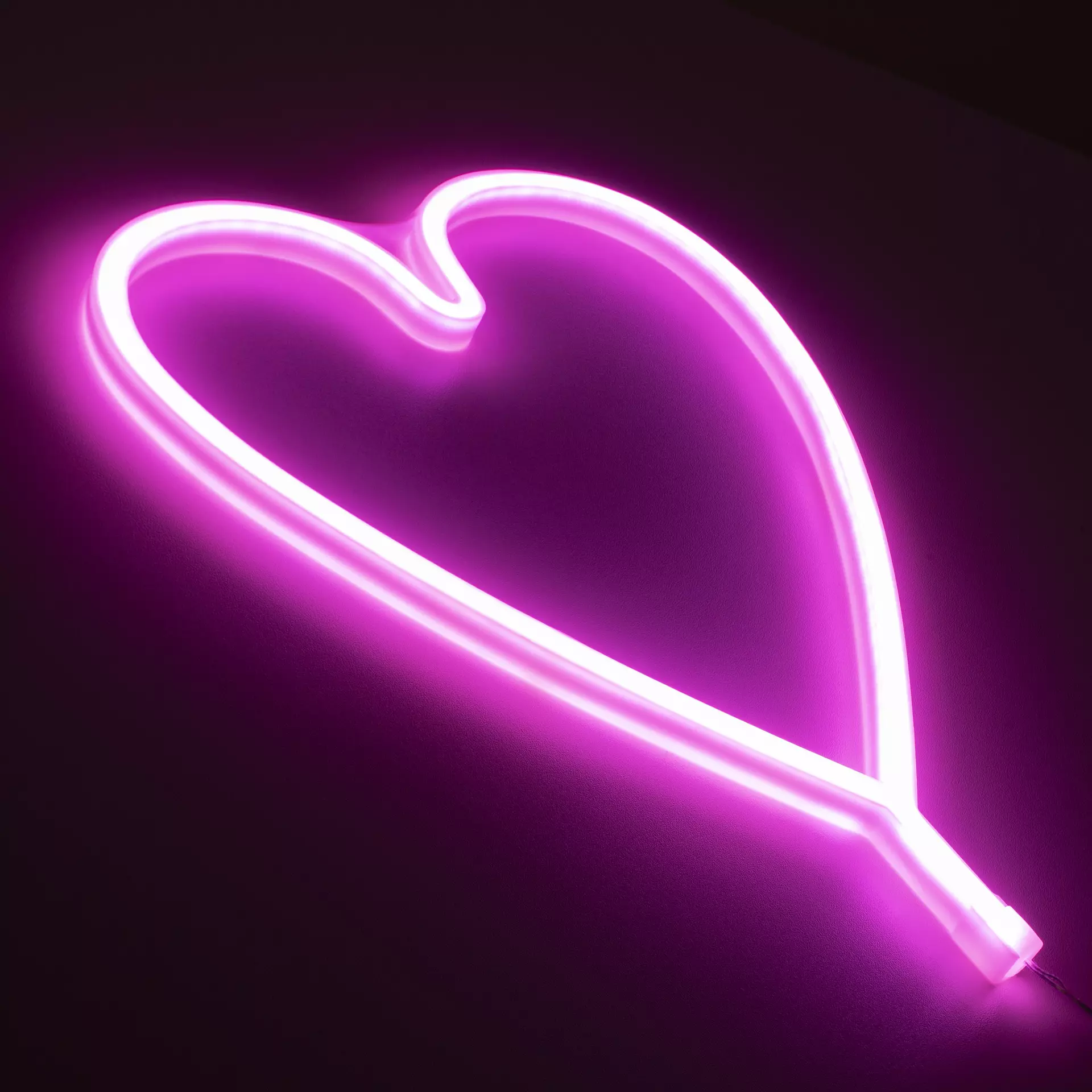 Dekorationsleuchte NEON-HERZ JUST LIGHT Kunststoff 29 x 38 x 2 cm