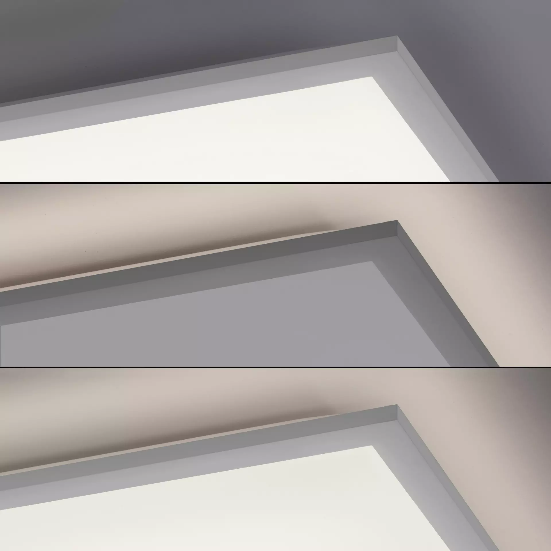 Deckenleuchte FLAT JUST LIGHT Metall 100 x 6 x 25 cm
