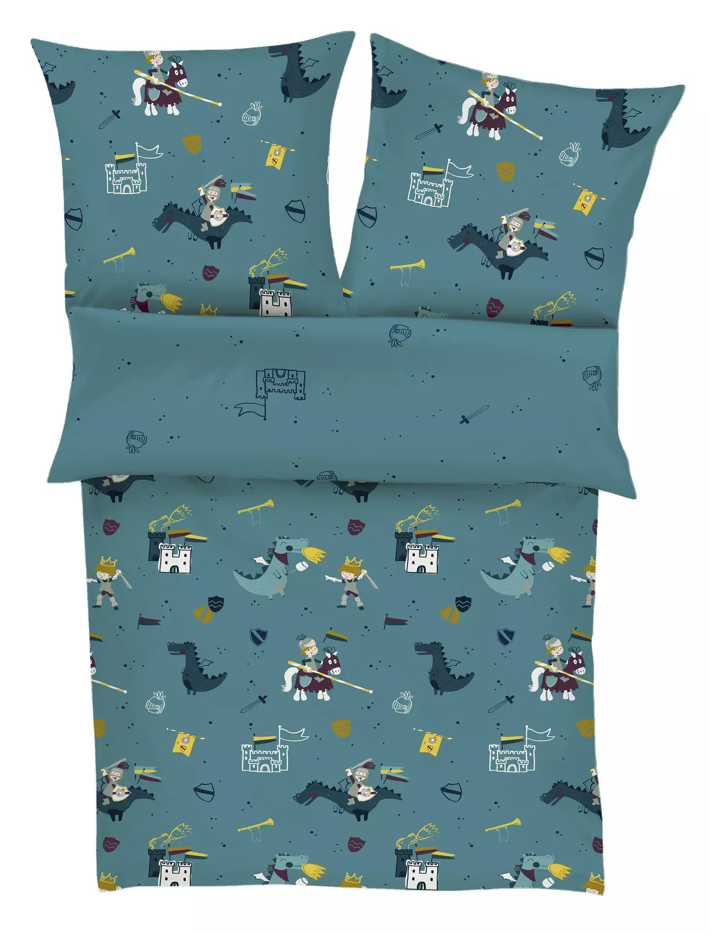 Kinderbettwäsche Junior Ritter S. Oliver Textil 135 x 200 cm