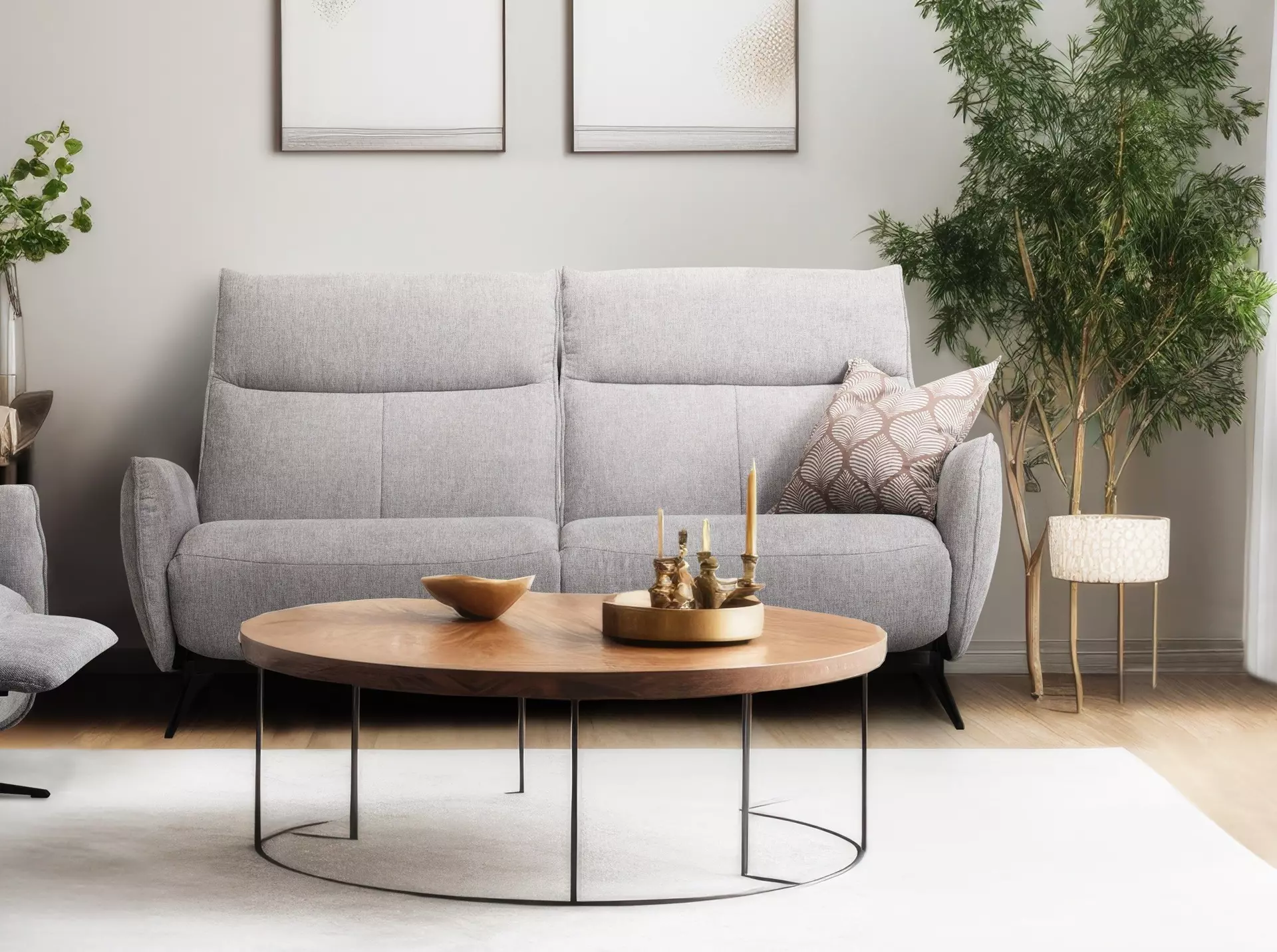 Sofa 2-Sitzer 2378 Hjort Knudsen Textil 93 x 98 x 154 cm