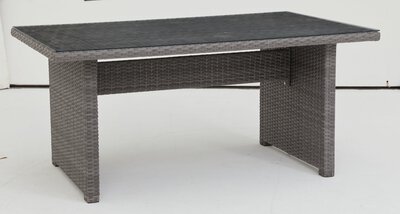 7. Bild von Gartentisch Kunststoff grau ca. 150 x 85 x 68 cm