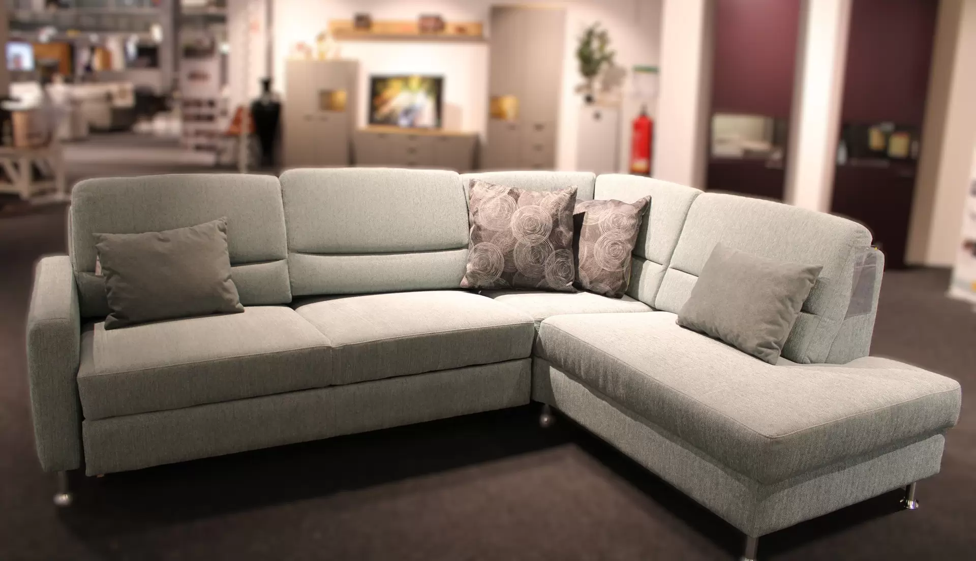 Ecksofa in Clean mint