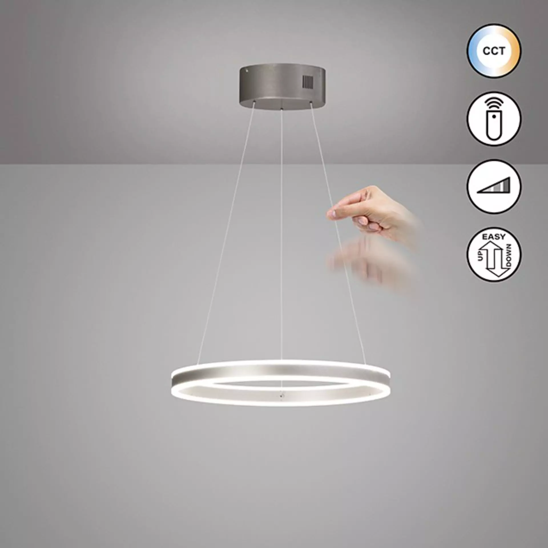 Hängeleuchte Silvio Fischer-Honsel Metall 